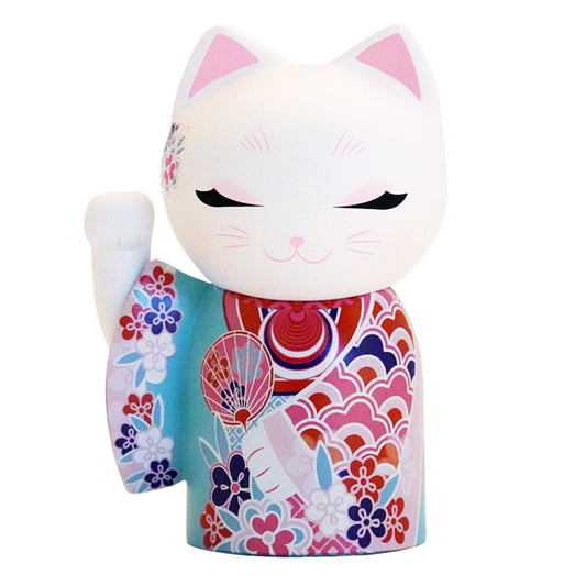 MNFL003, Manekineko doll figurine figure doll maneki-neko kimono (YUME)