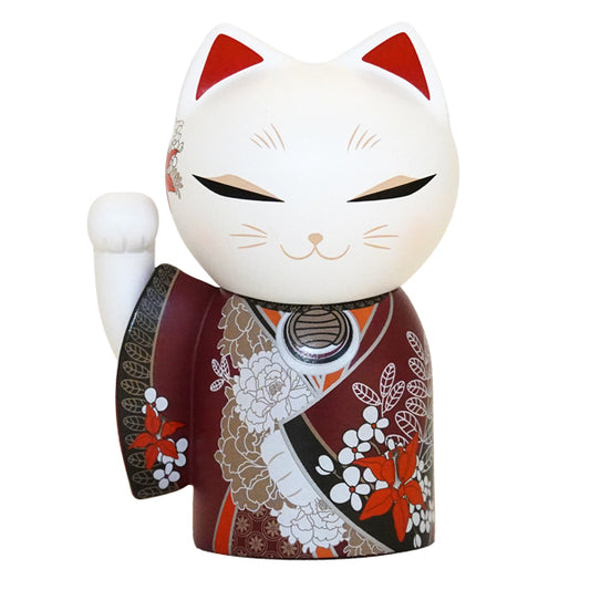 MNFL004, Manekineko doll figurine figure doll maneki-neko kimono (KANA)