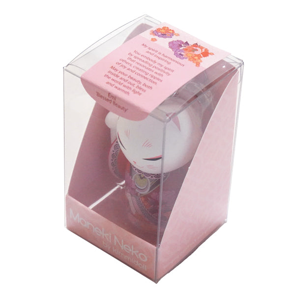 MNK008, Manekineko キーホルダー フィギュア 人形 招き猫 着物 (EMI)