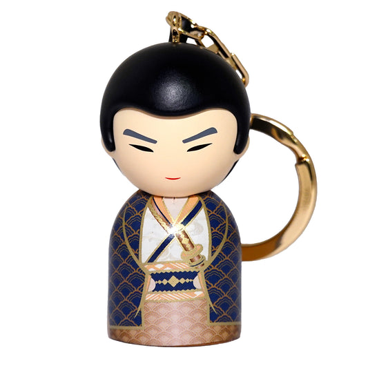 SMK001, SAMURAI Schlusselanhanger Figur Schlusselring Geschenk (ISAMU)