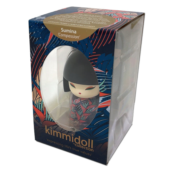 Kimmidoll 日本の女性の名前が付けられたこけしのSサイズのドール(SUMINA), TGKFS087