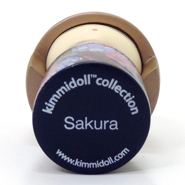 Kimmidoll 日本の女性の名前が付けられたこけしのSサイズのドール(SAKURA), TGKFS129