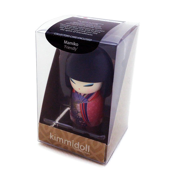 Kimmidoll 日本の女性の名前が付けられたこけしのSサイズのドール(MAMIKO), TGKFSJP04