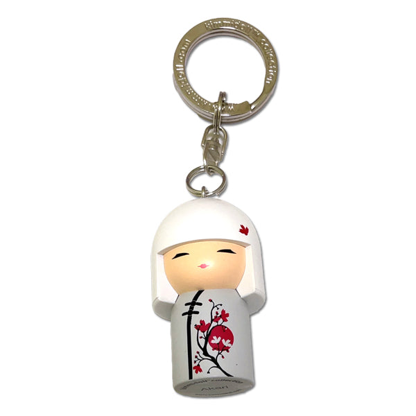 Kimmidoll 日本の女性の名前が付けられたこけしのキーホルダー(AKARI), TGKK063