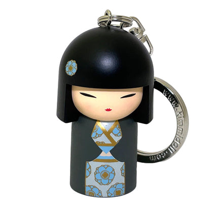 Kimmidoll 日本の女性の名前が付けられたこけしのキーホルダー(CHIZURU), TGKK065