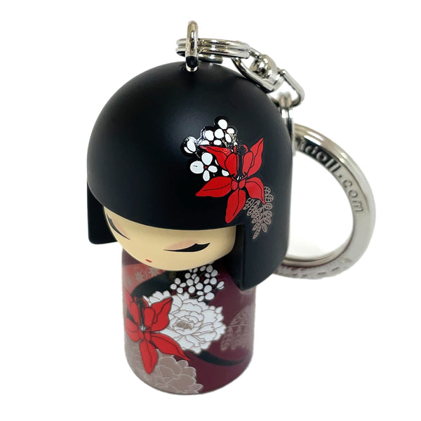 Kimmidoll 日本の女性の名前が付けられたこけしのキーホルダー(NOBUKO), TGKK109