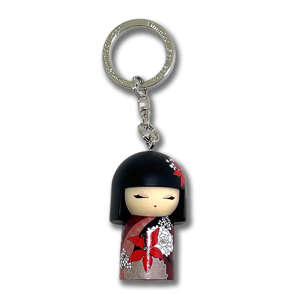 Kimmidoll 日本の女性の名前が付けられたこけしのキーホルダー(NOBUKO), TGKK109