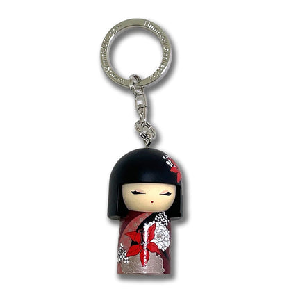Kimmidoll 日本の女性の名前が付けられたこけしのキーホルダー(NOBUKO), TGKK109
