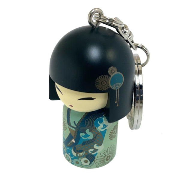 Kimmidoll 日本の女性の名前が付けられたこけしのキーホルダー(YOSHIKO), TGKK124