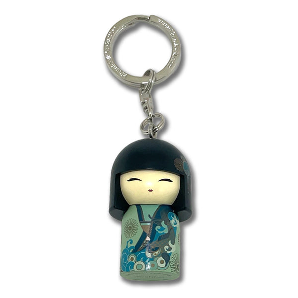 Kimmidoll 日本の女性の名前が付けられたこけしのキーホルダー(YOSHIKO), TGKK124