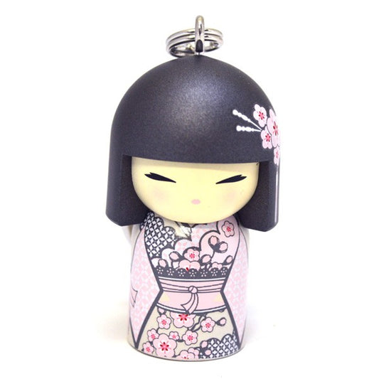 Kimmidoll 日本の女性の名前が付けられたこけしのキーホルダー(YUMIKA), TGKK128