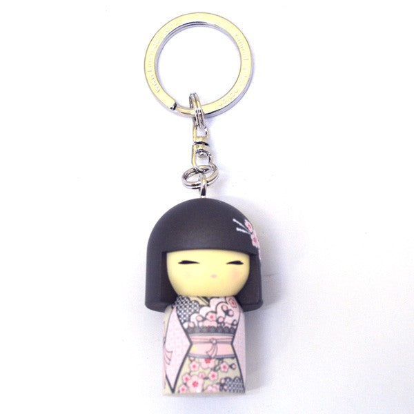 Kimmidoll 日本の女性の名前が付けられたこけしのキーホルダー(YUMIKA), TGKK128