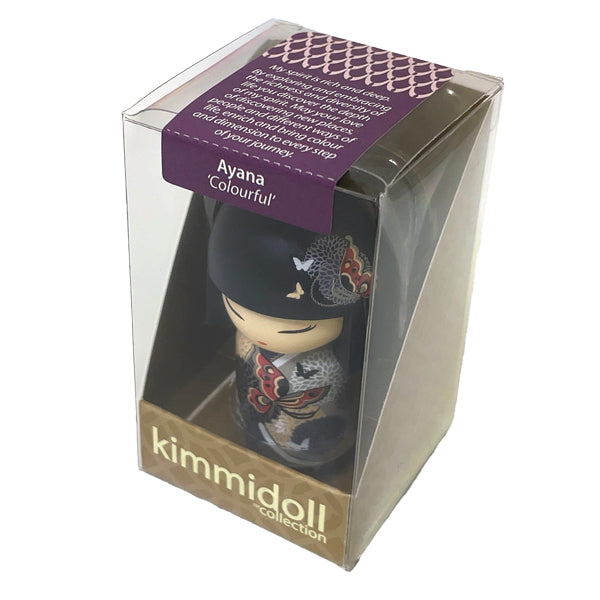 Kimmidoll 日本の女性の名前が付けられたこけしのキーホルダー(AYANA), TGKK133