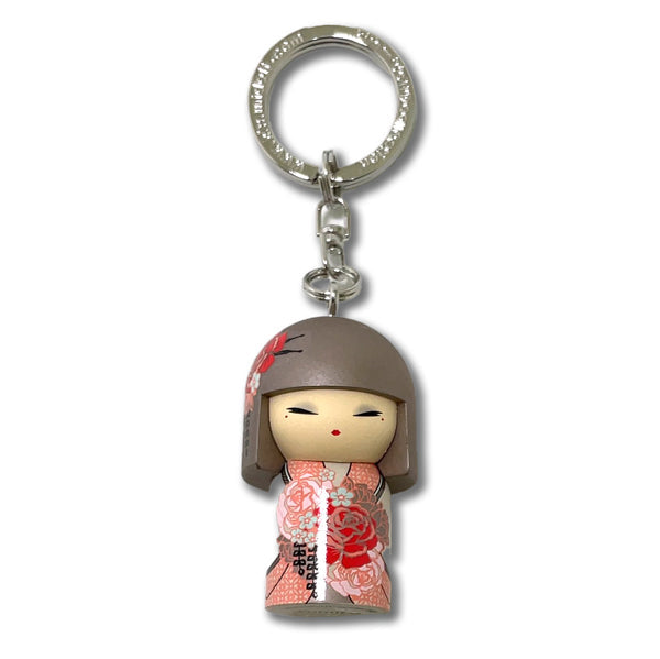 Kimmidoll 日本の女性の名前が付けられたこけしのキーホルダー(YUMIKO), TGKK137