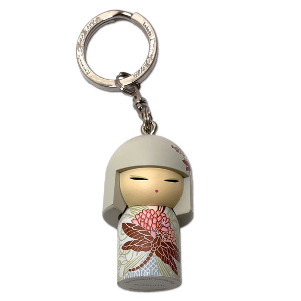 Kimmidoll 日本の女性の名前が付けられたこけしのキーホルダー(KAZUMI), TGKK145