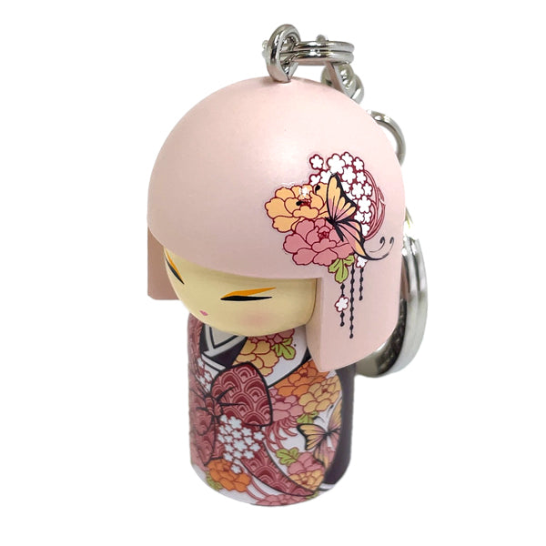Kimmidoll 日本の女性の名前が付けられたこけしのキーホルダー(MIEKA), TGKK149