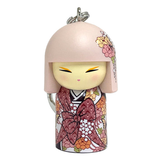 Kimmidoll 日本の女性の名前が付けられたこけしのキーホルダー(MIEKA), TGKK149