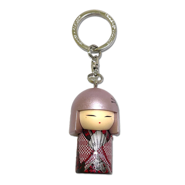 Kimmidoll 日本の女性の名前が付けられたこけしのキーホルダー(CHIZUE), TGKK151