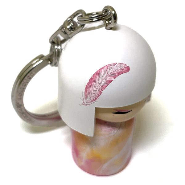 Kimmidoll 日本の女性の名前が付けられたこけしのキーホルダー(MIZUYO), TGKK158