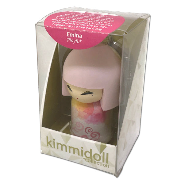 Kimmidoll 日本の女性の名前が付けられたこけしのキーホルダー(EMINA), TGKK163