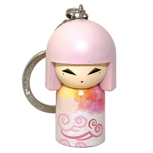 Kimmidoll 日本の女性の名前が付けられたこけしのキーホルダー(EMINA), TGKK163