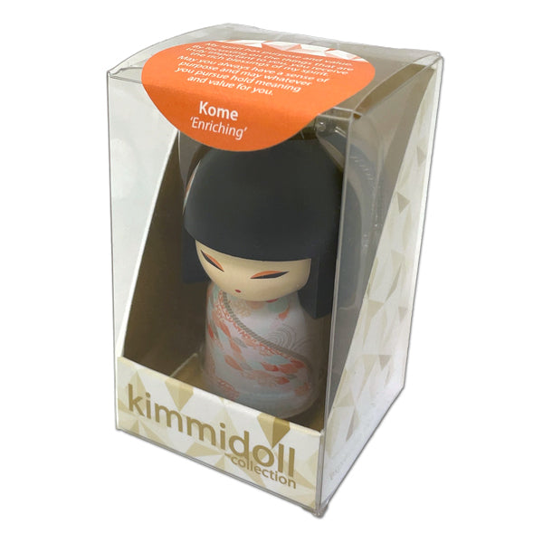 Kimmidoll 日本の女性の名前が付けられたこけしのキーホルダー(KOME), TGKK164