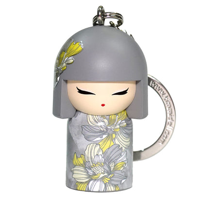 Kimmidoll 日本の女性の名前が付けられたこけしのキーホルダー(TSUKINA), TGKK167