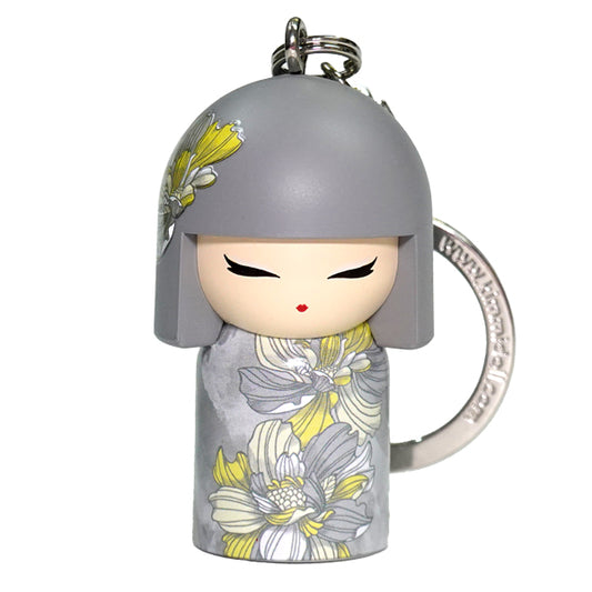 Kimmidoll 日本の女性の名前が付けられたこけしのキーホルダー(TSUKINA), TGKK167