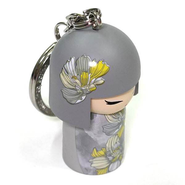 Kimmidoll 日本の女性の名前が付けられたこけしのキーホルダー(TSUKINA), TGKK167