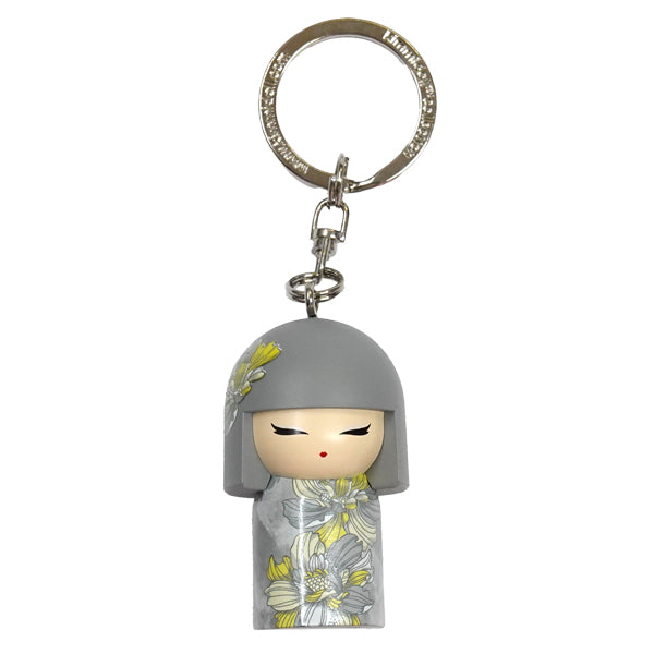 Kimmidoll 日本の女性の名前が付けられたこけしのキーホルダー(TSUKINA), TGKK167