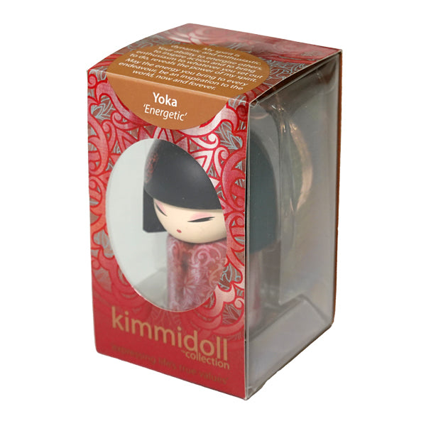 Kimmidoll 日本の女性の名前が付けられたこけしのキーホルダー(YOKA), TGKK172