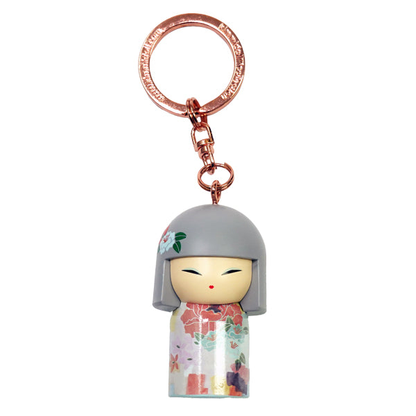 Kimmidoll 日本の女性の名前が付けられたこけしのキーホルダー(TSUKIE), TGKK176