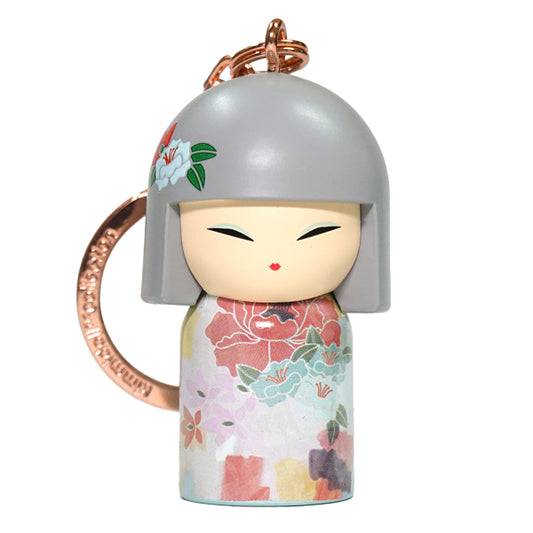 Kimmidoll 日本の女性の名前が付けられたこけしのキーホルダー(TSUKIE), TGKK176