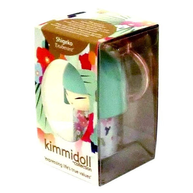 Kimmidoll 日本の女性の名前が付けられたこけしのキーホルダー(SHIGEKO), TGKK177