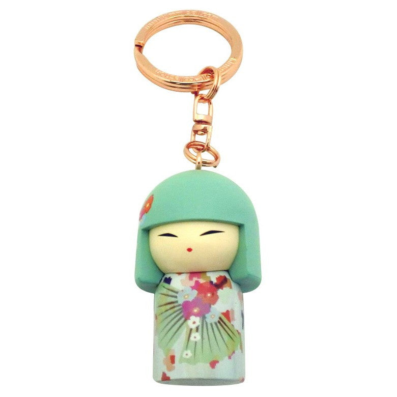 Kimmidoll 日本の女性の名前が付けられたこけしのキーホルダー(SHIGEKO), TGKK177