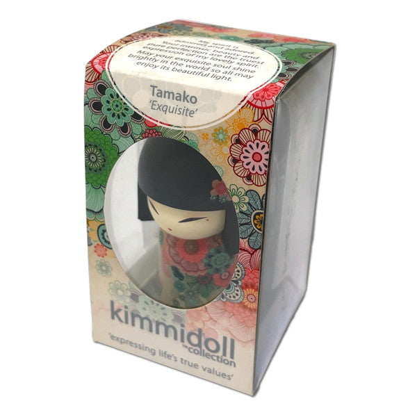 Kimmidoll 日本の女性の名前が付けられたこけしのキーホルダー(TAMAKO), TGKK181