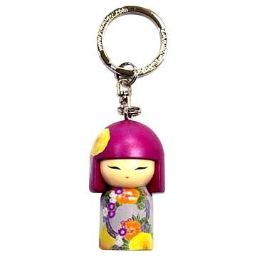 Kimmidoll 日本の女性の名前が付けられたこけしのキーホルダー(SUMIYO), TGKK191