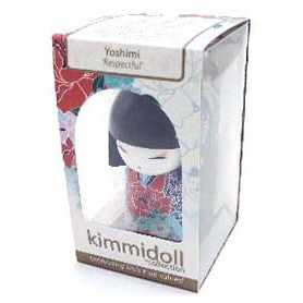 Kimmidoll 日本の女性の名前が付けられたこけしのキーホルダー(YOSHIMI), TGKK194
