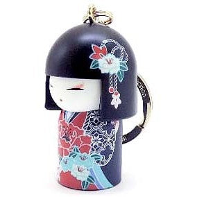Kimmidoll 日本の女性の名前が付けられたこけしのキーホルダー(YOSHIMI), TGKK194