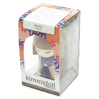 Kimmidoll 日本の女性の名前が付けられたこけしのキーホルダー(KAONA), TGKK202