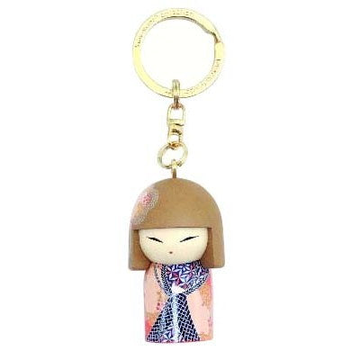 Kimmidoll 日本の女性の名前が付けられたこけしのキーホルダー(KAONA), TGKK202