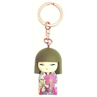 Kimmidoll 日本の女性の名前が付けられたこけしのキーホルダー(AYAME), TGKK213
