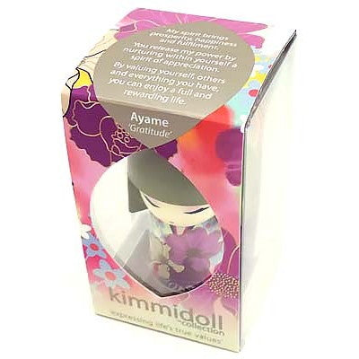 Kimmidoll 日本の女性の名前が付けられたこけしのキーホルダー(AYAME), TGKK213