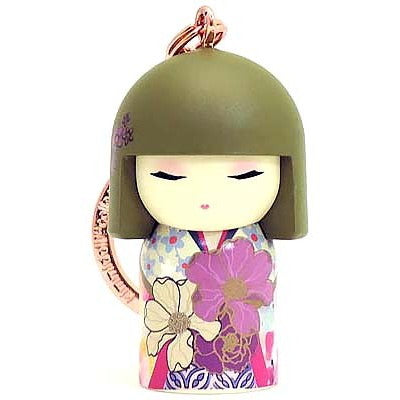 Kimmidoll 日本の女性の名前が付けられたこけしのキーホルダー(AYAME), TGKK213