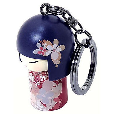 Kimmidoll 日本の女性の名前が付けられたこけしのキーホルダー(BENI), TGKK222