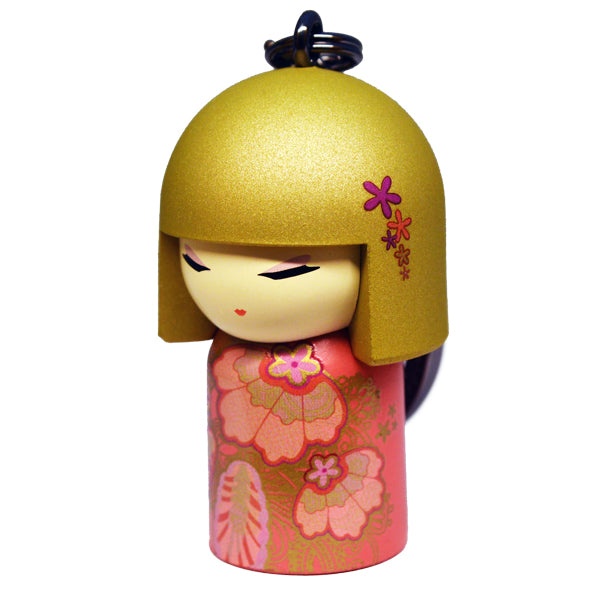 Kimmidoll 日本の女性の名前が付けられたこけしのキーホルダー(HIMENA), TGKK227