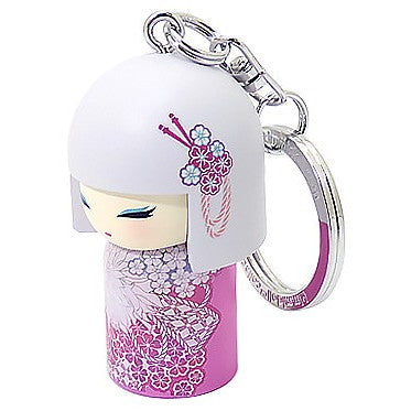 Kimmidoll 日本の女性の名前が付けられたこけしのキーホルダー(AKEMI), TGKK232