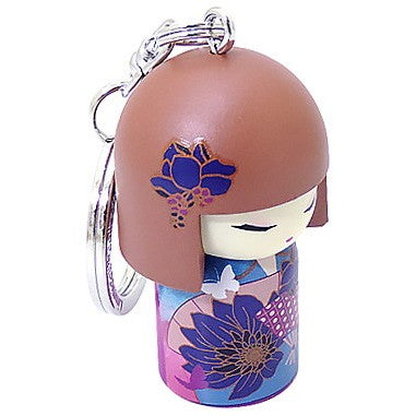 Kimmidoll 日本の女性の名前が付けられたこけしのキーホルダー(YOSHIKO), TGKK237