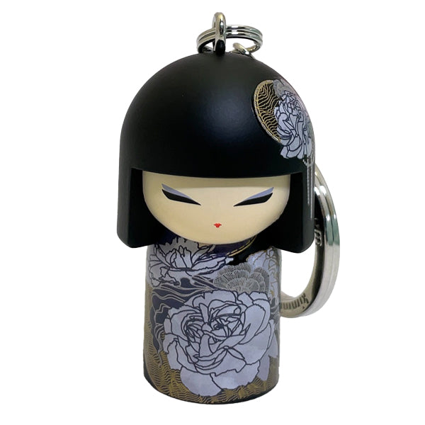 Kimmidoll 日本の女性の名前が付けられたこけしのキーホルダー(KAORI), TGKK244