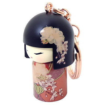 Kimmidoll 日本の女性の名前が付けられたこけしのキーホルダー(SHIGEMI), TGKK245